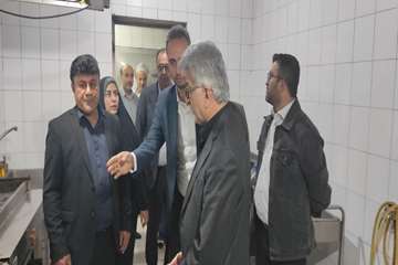 بازدید دکتر آشوبی از مجتمع دانشگاهی سایت لاکان