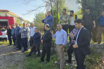  مانور آتش‌نشانی در دانشکده دندانپزشکی